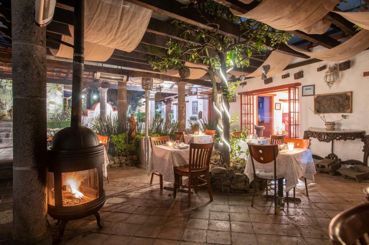 מלון הואסקה דה אוקמפו La Casa Azul Huasca & Restaurante La Terraza מראה חיצוני תמונה