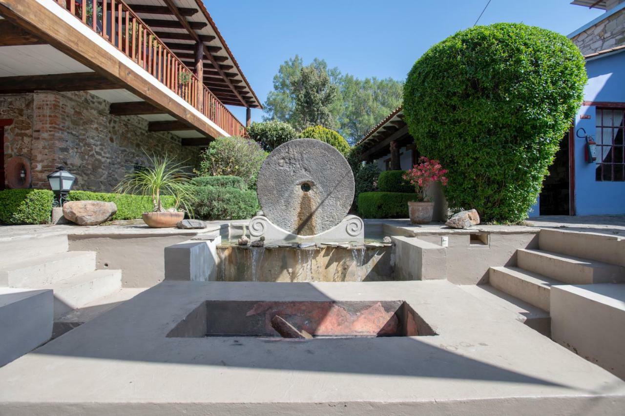 מלון הואסקה דה אוקמפו La Casa Azul Huasca & Restaurante La Terraza מראה חיצוני תמונה
