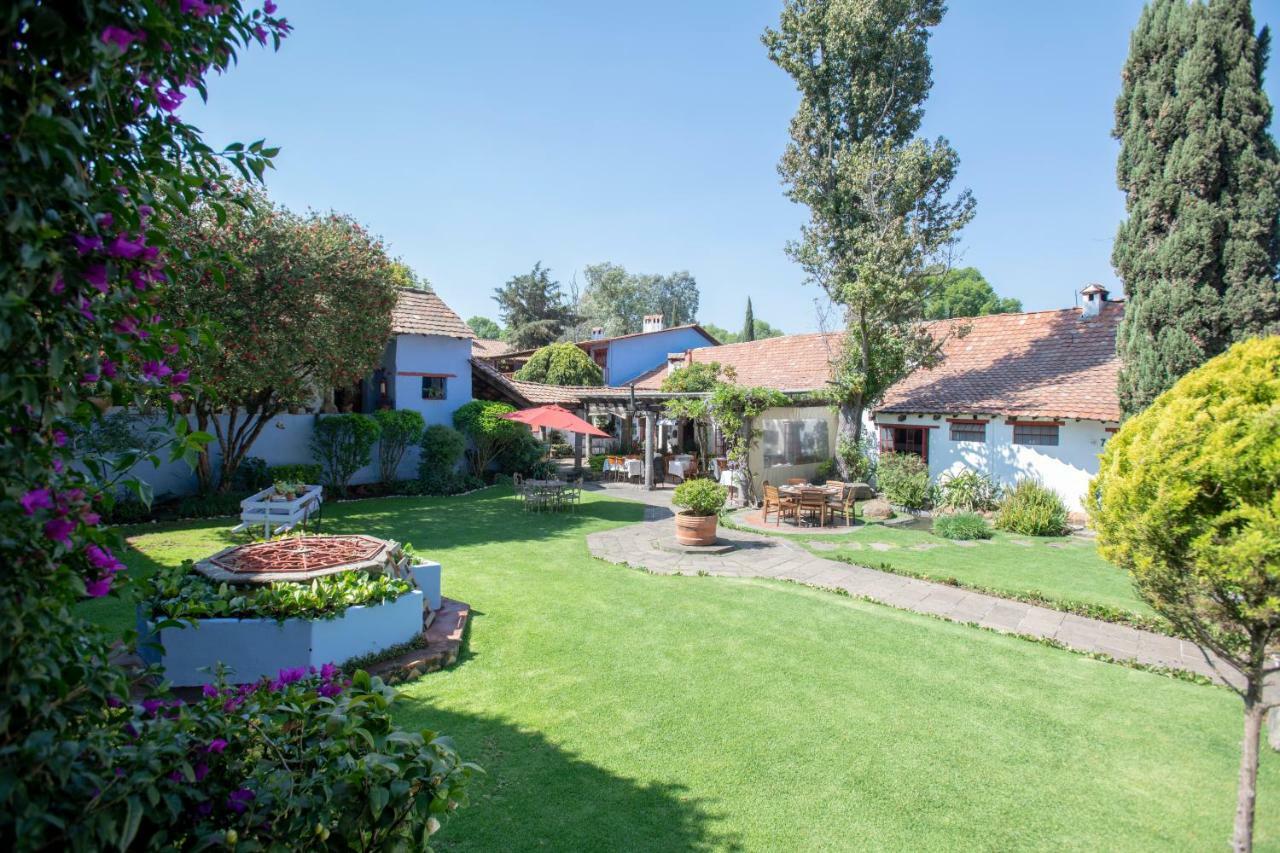 מלון הואסקה דה אוקמפו La Casa Azul Huasca & Restaurante La Terraza מראה חיצוני תמונה