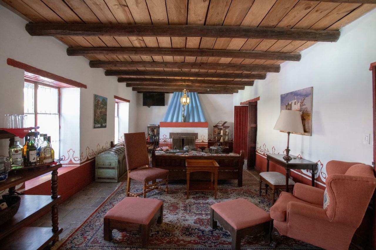 מלון הואסקה דה אוקמפו La Casa Azul Huasca & Restaurante La Terraza מראה חיצוני תמונה