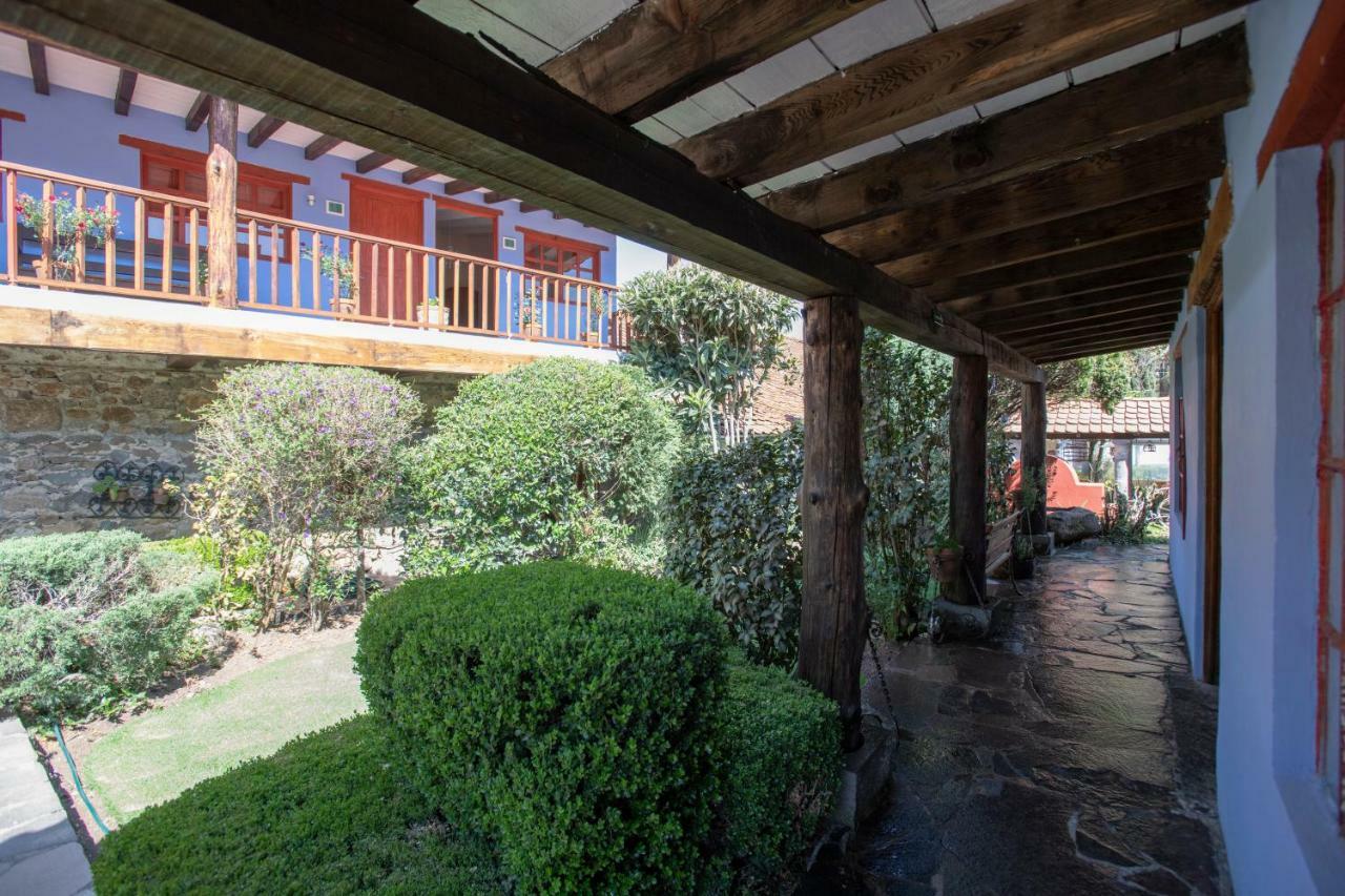 מלון הואסקה דה אוקמפו La Casa Azul Huasca & Restaurante La Terraza מראה חיצוני תמונה