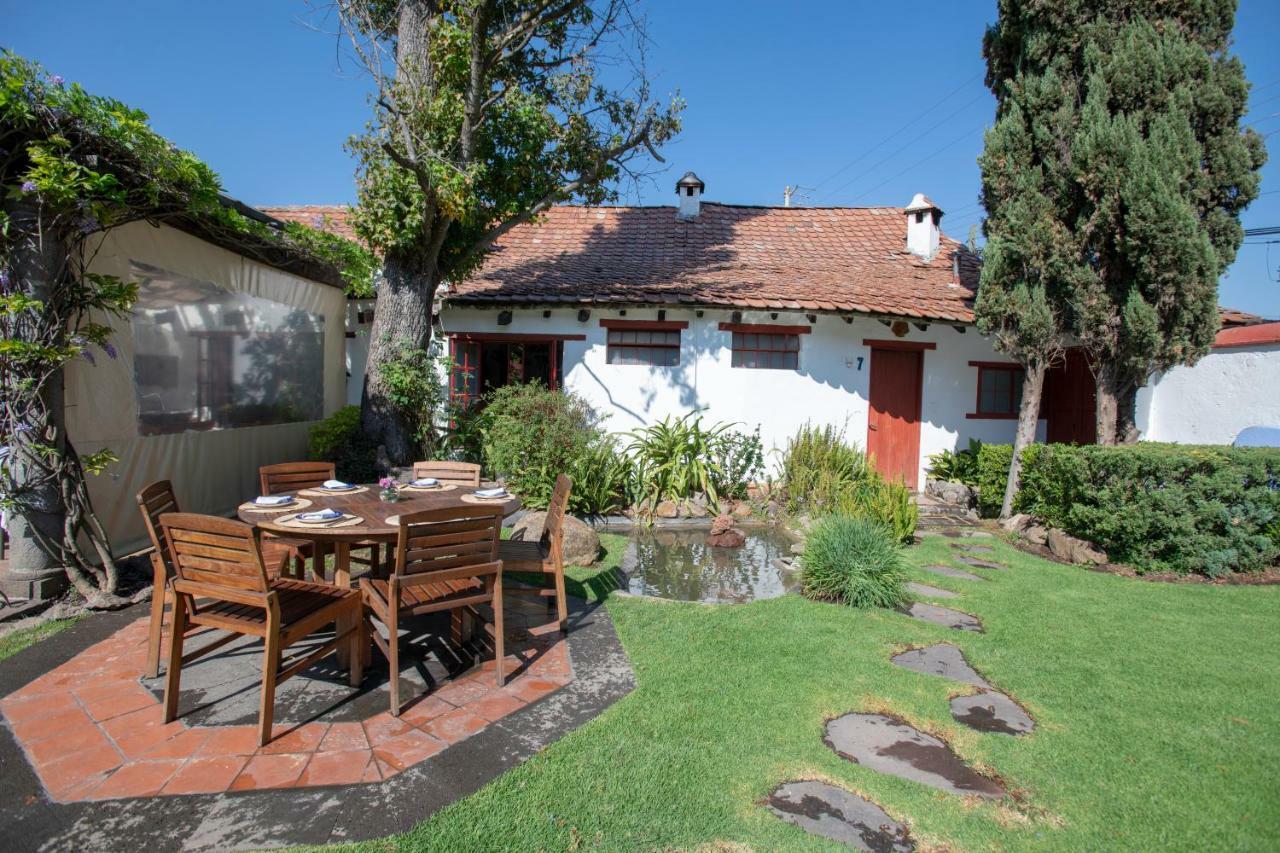 מלון הואסקה דה אוקמפו La Casa Azul Huasca & Restaurante La Terraza מראה חיצוני תמונה